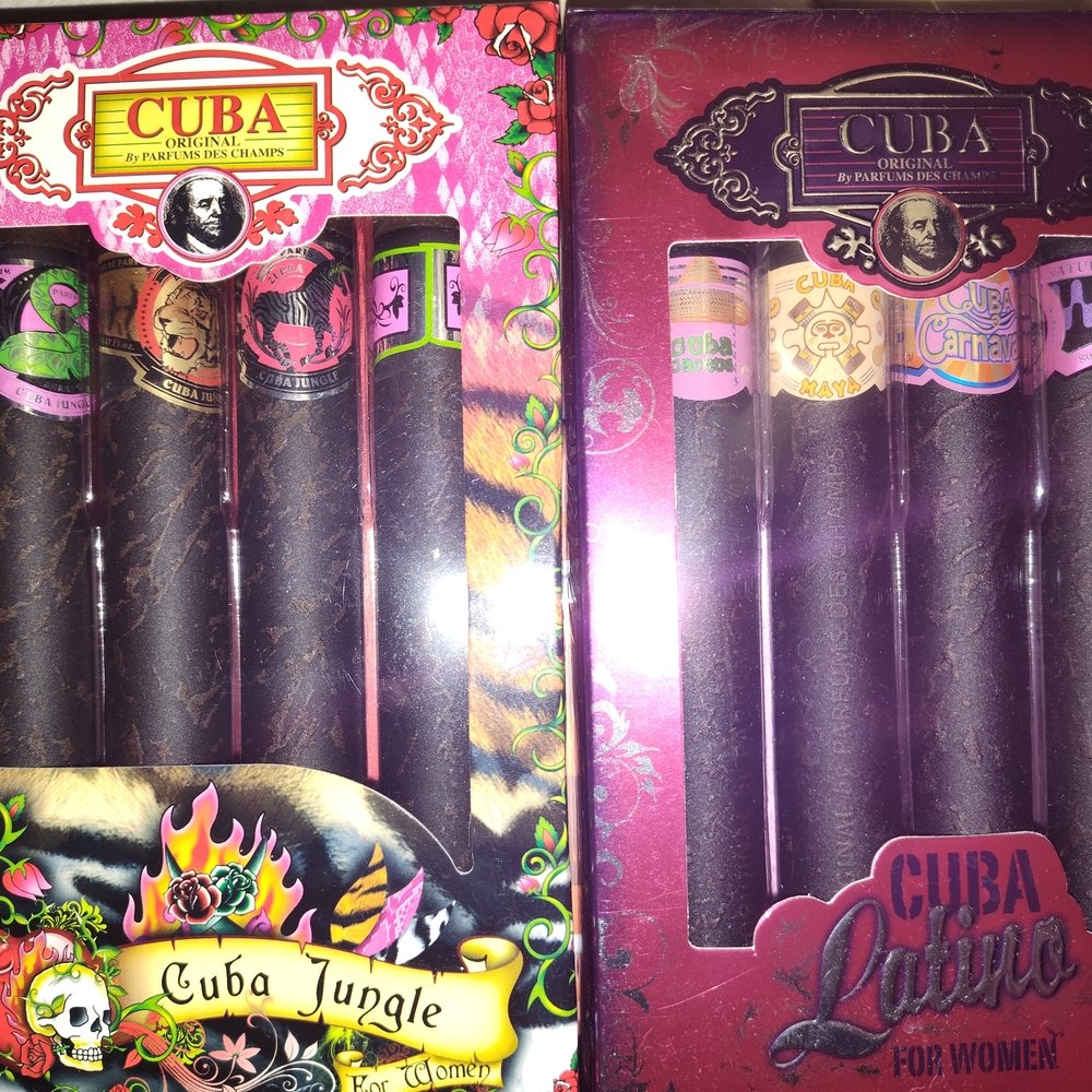Cuba Jungle and Latina Perfume Set